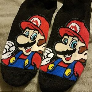 Adult mario ankle socks